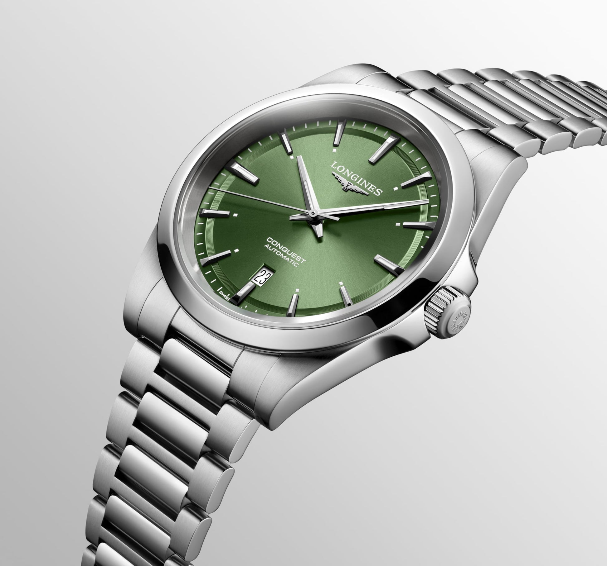 Longines Conquest Automatic Watch, Ø 41.00 Mm, Stainless Steel. L3.830.4.02.6