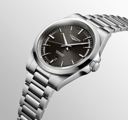 Longines Conquest Automatic Watch, Ø 41.00 Mm, Stainless Steel. L3.830.4.52.6
