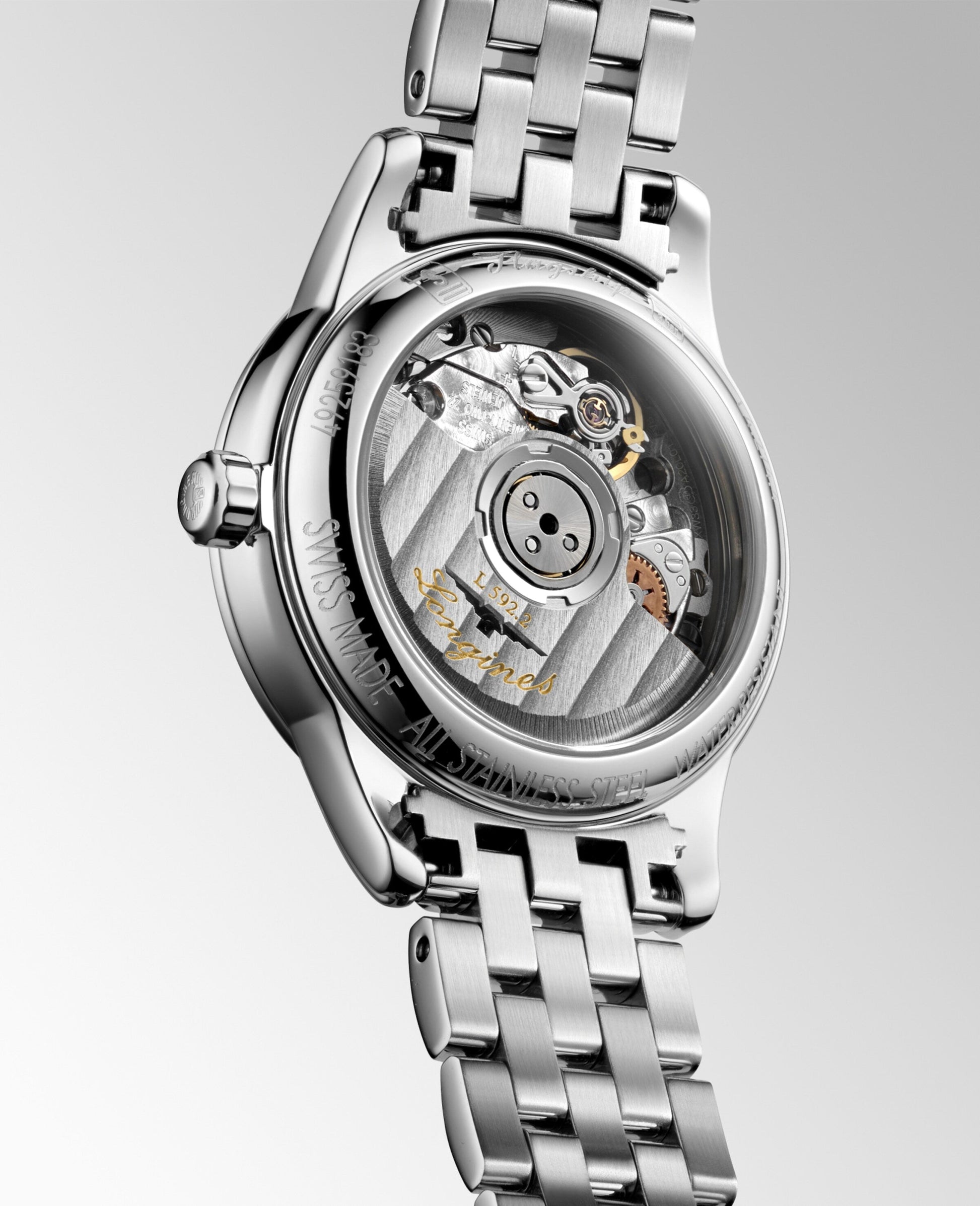 Longines Flagship Automatic Watch, Ø 26.00 Mm, Stainless Steel. L4.274.4.92.6