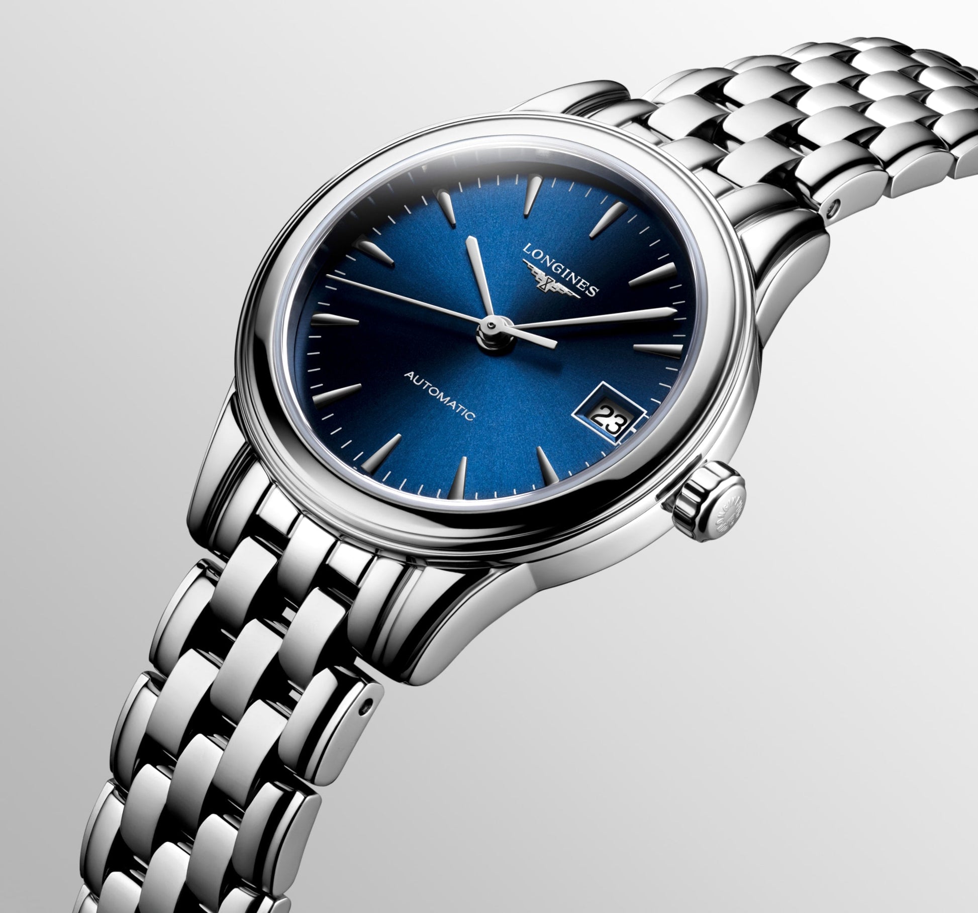Longines Flagship Automatic Watch, Ø 26.00 Mm, Stainless Steel. L4.274.4.92.6