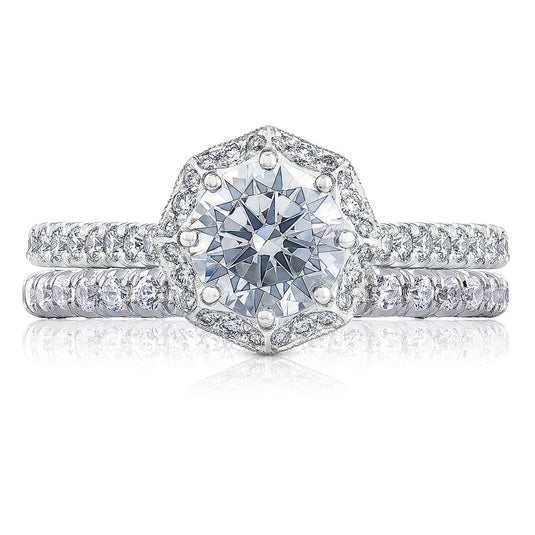 Round Bloom Engagement Ring
