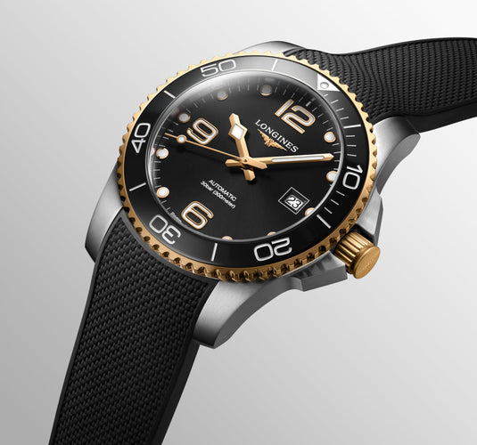 Longines Hydroconquest Automatic Watch, Ø 41.00 Mm, Stainless Steel And Ceramic Bezel. L3.781.3.56.9