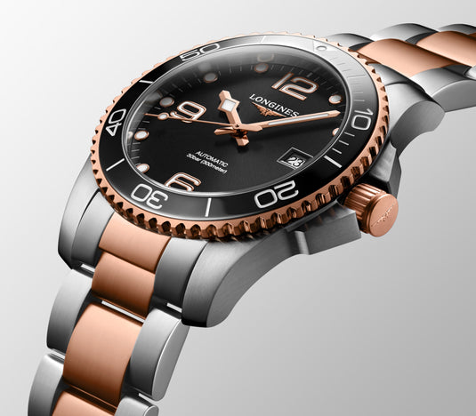 Longines Hydroconquest Automatic Watch, Ø 41.00 Mm, Stainless Steel And Ceramic Bezel. L3.781.3.58.7