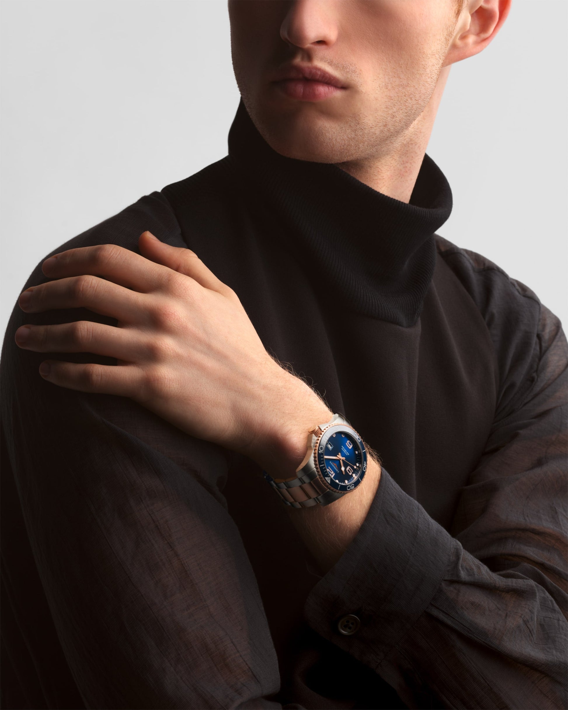 Longines Hydroconquest Automatic Watch, Ø 41.00 Mm, Stainless Steel And Ceramic Bezel. L3.781.3.98.7
