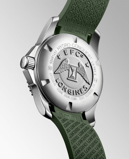Longines Hydroconquest Automatic Watch, Ø 41.00 Mm, Stainless Steel And Ceramic Bezel. L3.781.4.06.9