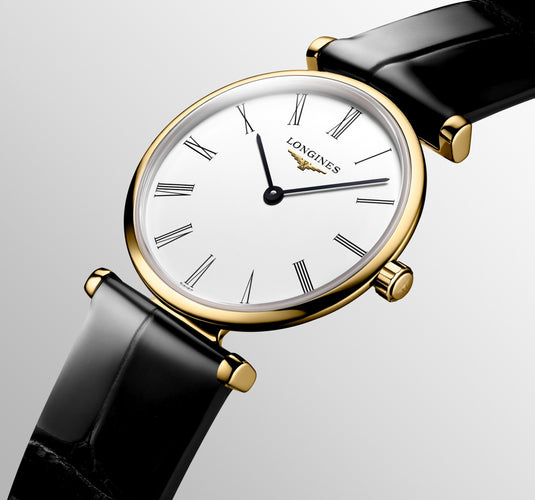 Longines La Grande Classique De Longines Quartz Watch, Ø 24.00 Mm, Yellow Pvd Coating. L4.209.2.11.B