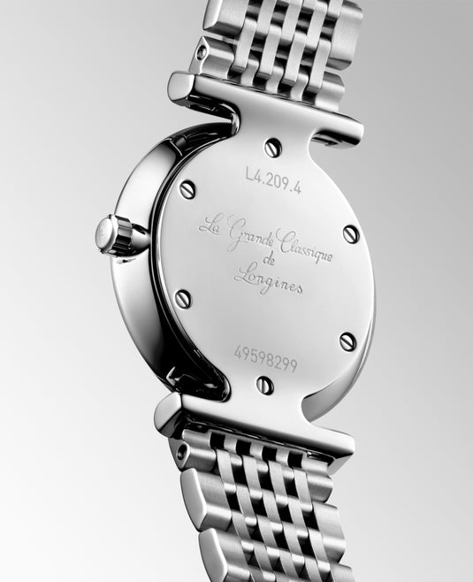 Longines La Grande Classique De Longines Quartz Watch, Ø 24.00 Mm, Stainless Steel. L4.209.4.70.C