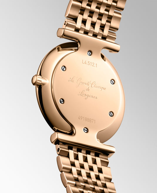 Longines La Grande Classique De Longines Quartz Watch, Ø 29.00 Mm, Red Pvd Coating. L4.512.1.90.E