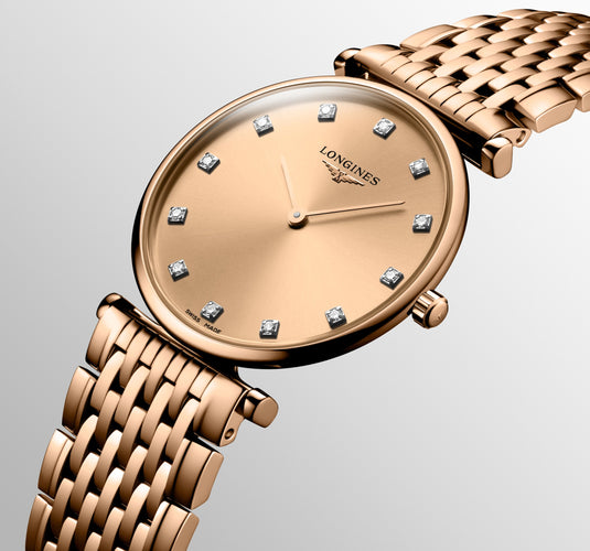Longines La Grande Classique De Longines Quartz Watch, Ø 29.00 Mm, Red Pvd Coating. L4.512.1.90.E