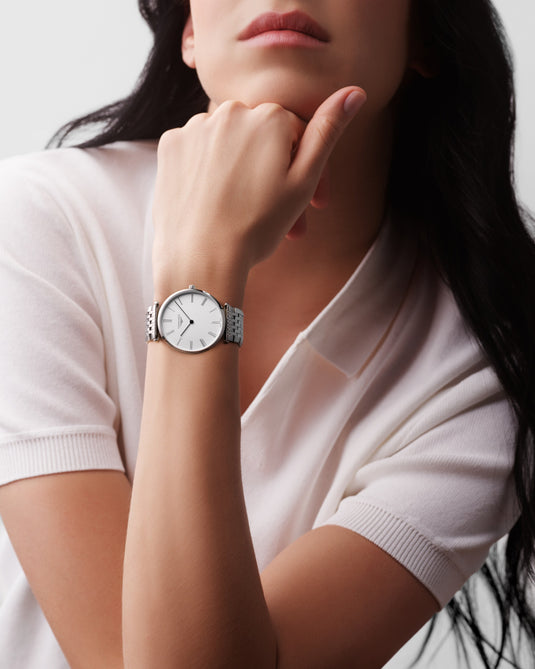 Longines La Grande Classique De Longines Quartz Watch, Ø 38.00 Mm, Stainless Steel. L4.866.4.11.C