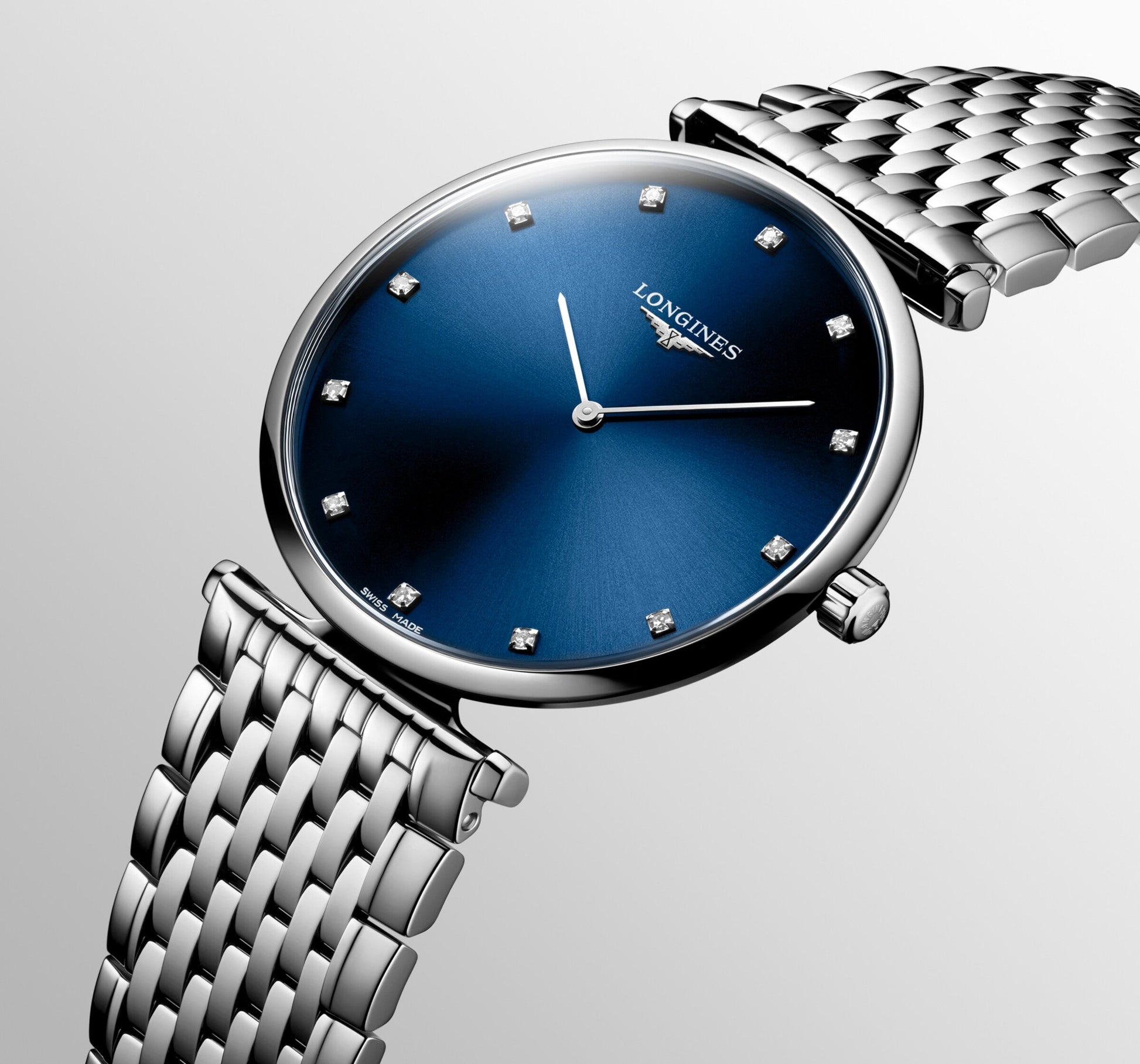 Longines La Grande Classique De Longines Quartz Watch, Ø 38.00 Mm, Stainless Steel. L4.866.4.97.C