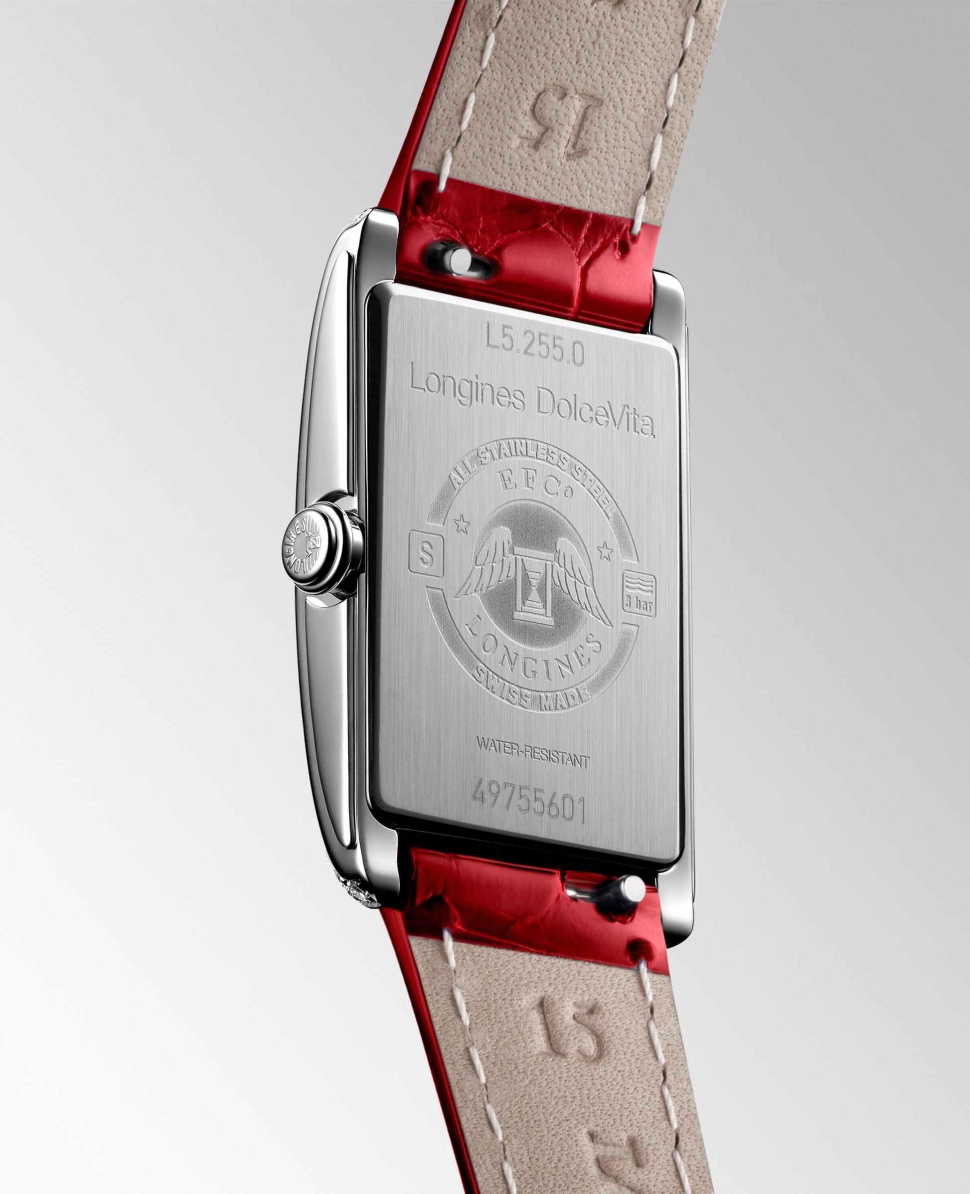 Longines Dolcevita Quartz Watch, 20.80 X 32.00 Mm, Stainless Steel. L5.255.0.71.5