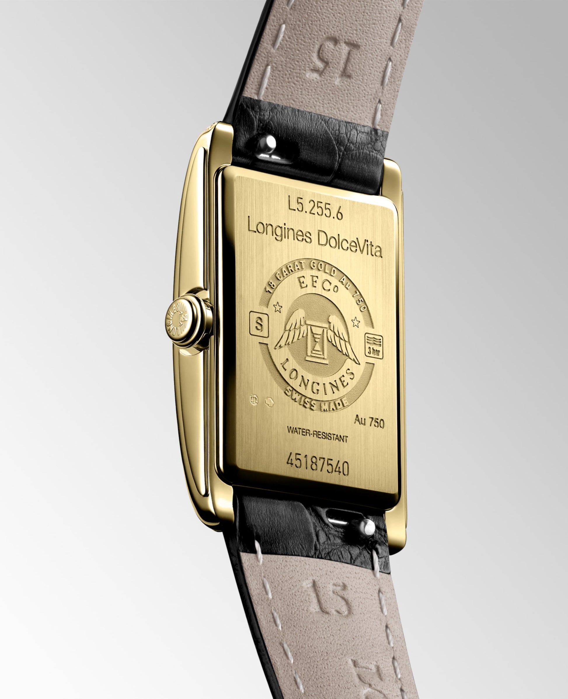 Longines Dolcevita Quartz Watch, 20.50 X 32.00 Mm, 18 Karat Yellow Gold. L5.255.6.71.0