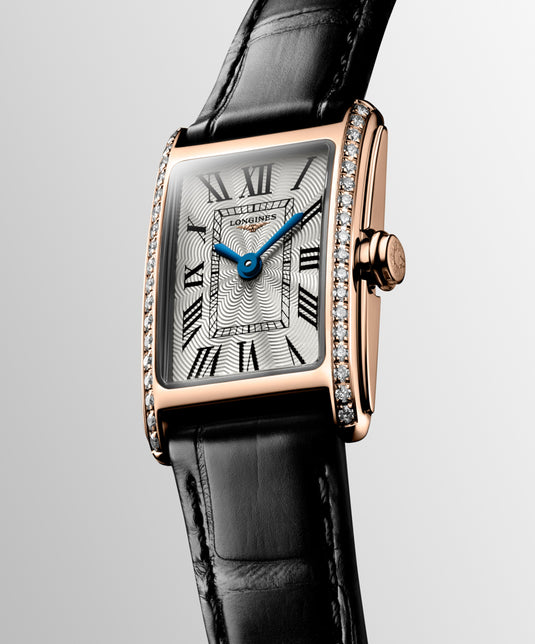 Longines Dolcevita Quartz Watch, 17.70 X 27.00 Mm, 18 Karat Pink Gold. L5.258.9.71.0
