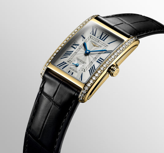 Longines Dolcevita Quartz Watch, 23.00 X 37.00 Mm, 18 Karat Yellow Gold. L5.512.7.71.0
