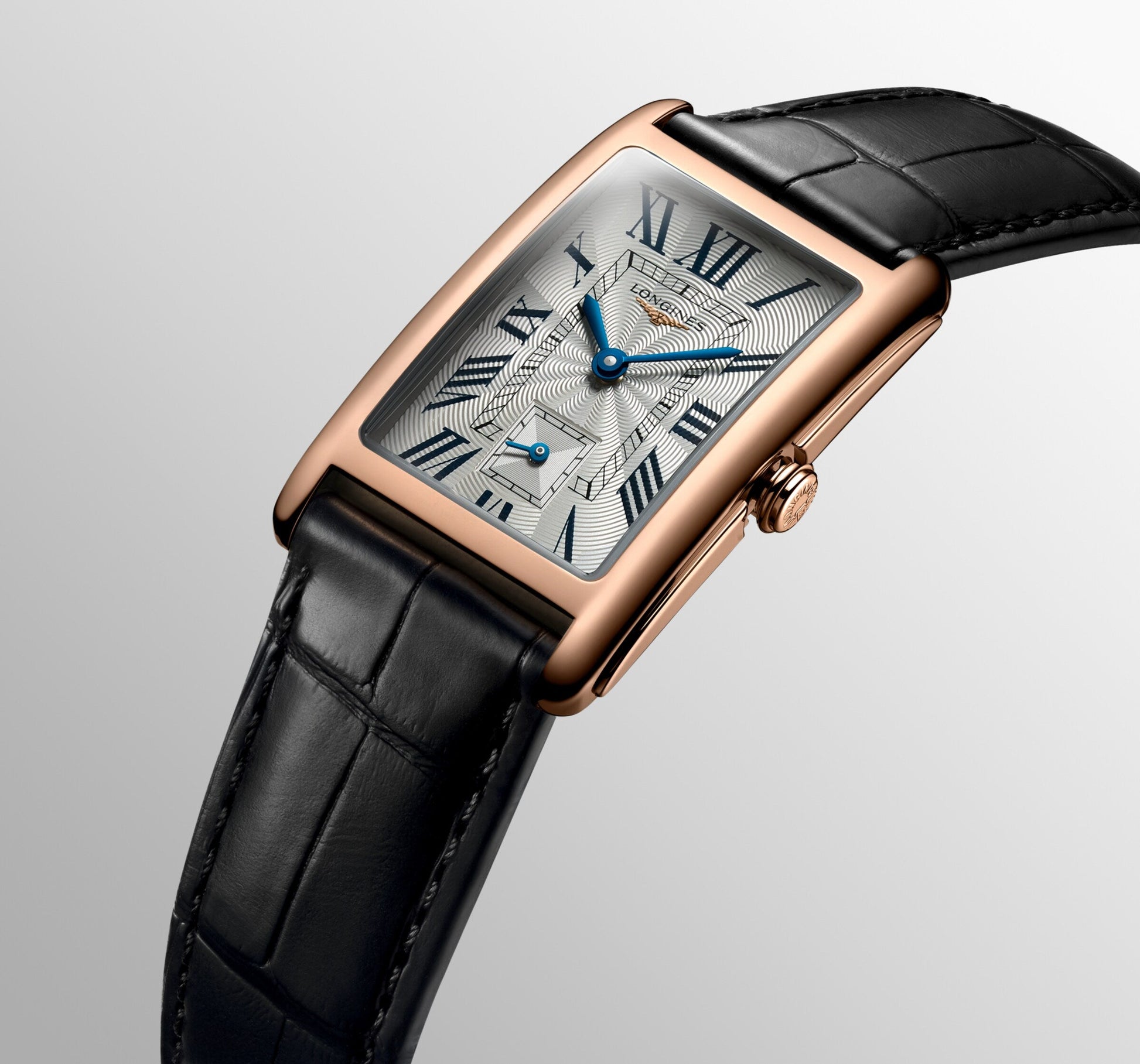 Longines Dolcevita Quartz Watch, 23.00 X 37.00 Mm, 18 Karat Pink Gold. L5.512.8.71.0