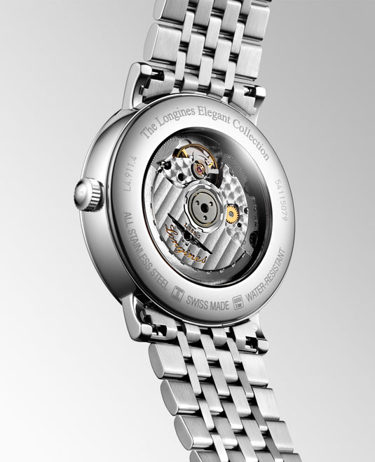 Longines Elegant Collection Automatic Watch, Ø 41.00 Mm, Stainless Steel. L4.911.4.11.6