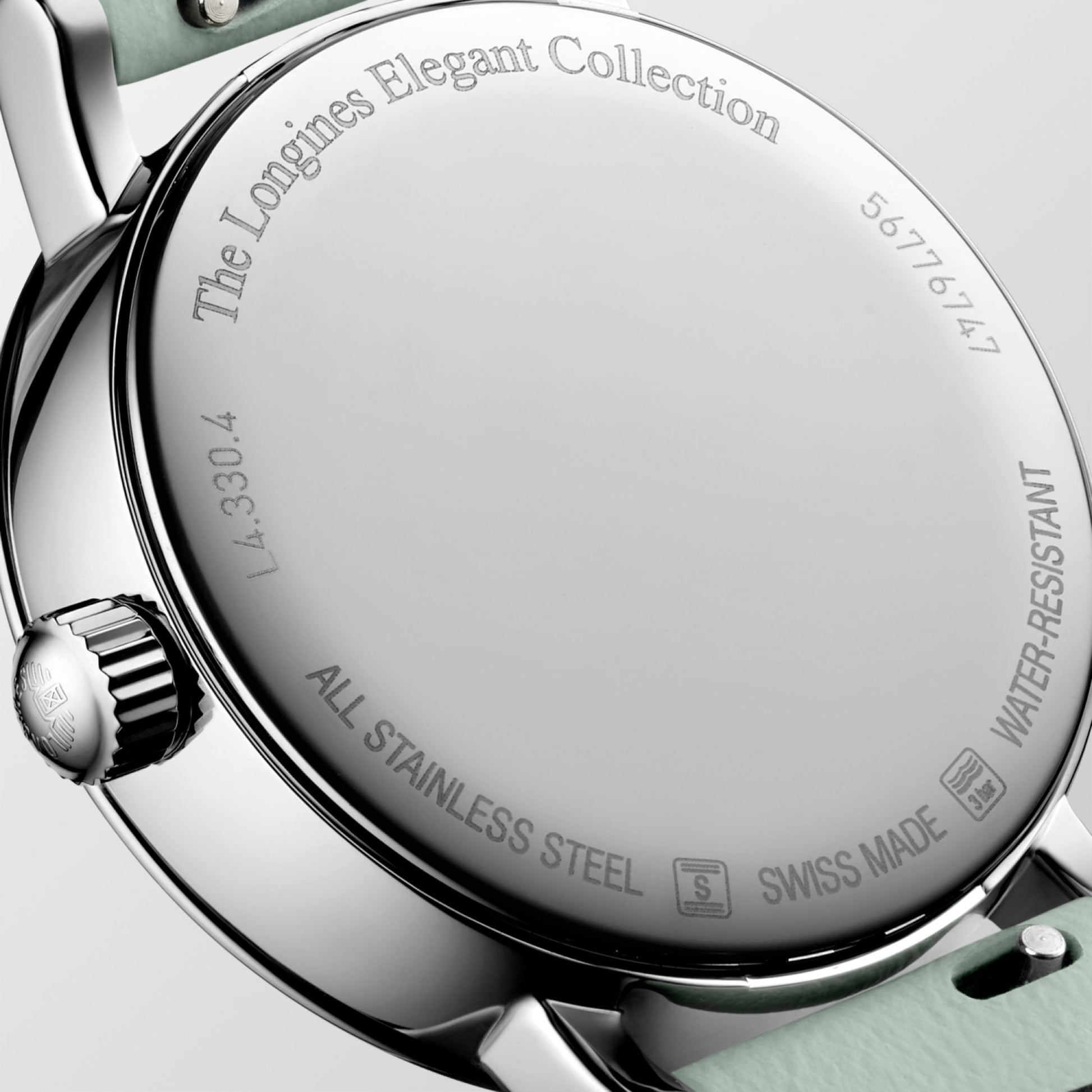 Longines Elegant Collection Moonphase Quartz Watch, Ø 30.00 Mm, Stainless Steel. L4.330.4.11.0