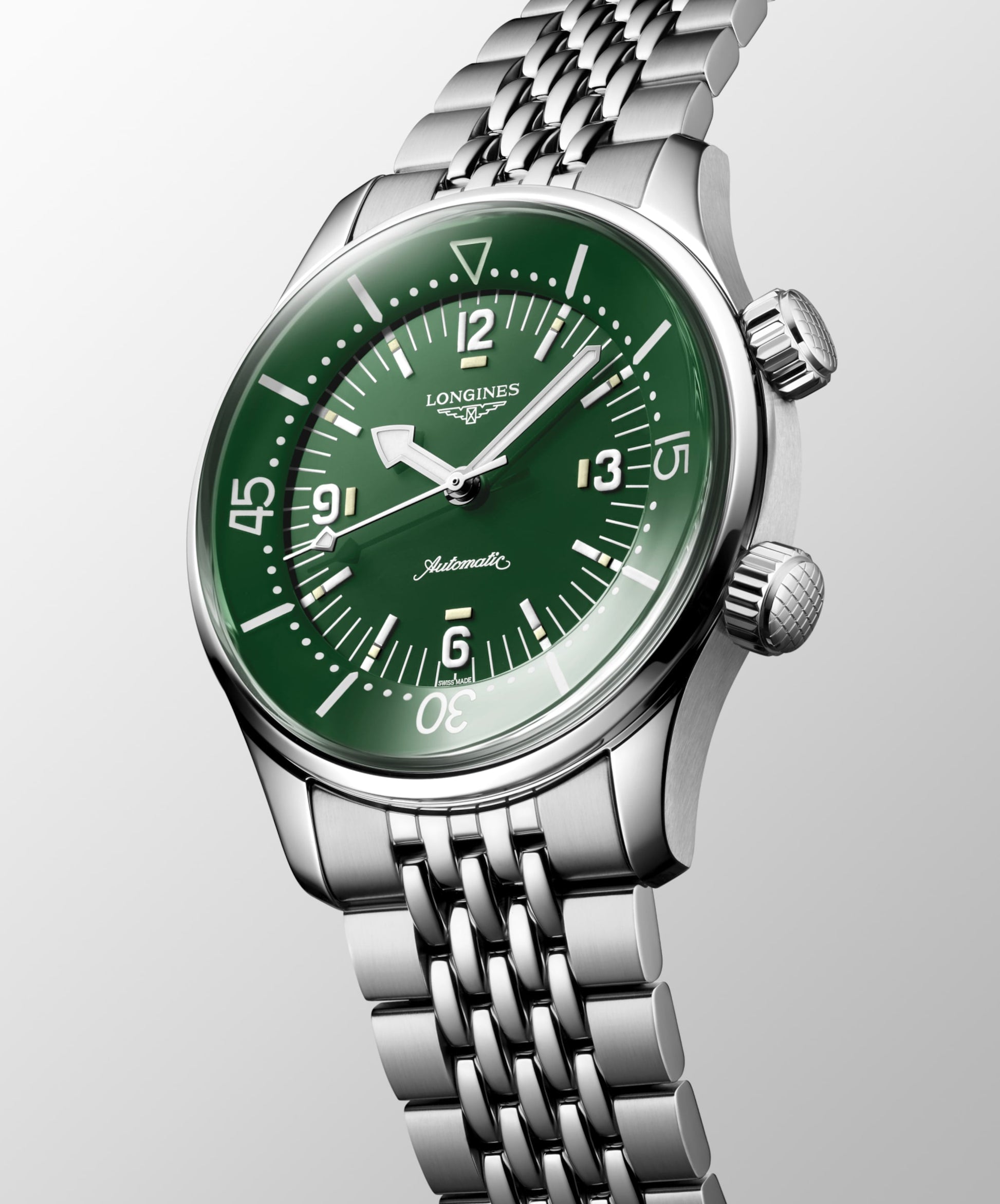Longines Legend Diver Automatic Watch, Ø 39.00 Mm, Stainless Steel. L3.764.4.06.6