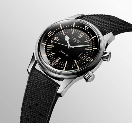 Longines Legend Diver Automatic Watch, Ø 42.00 Mm, Stainless Steel. L3.774.4.50.9