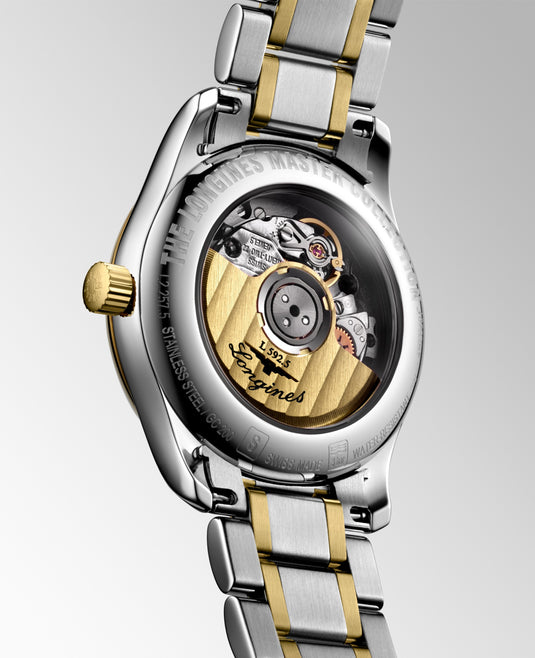 Longines Master Collection Automatic Watch, Ø 29.00 Mm, Stainless Steel And 18 Karat Yellow Gold Cap 200. L2.257.5.37.7