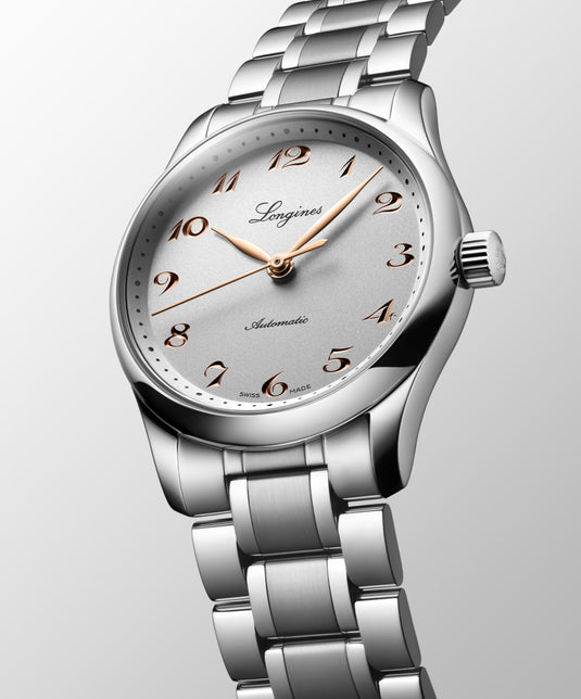 Longines Master Collection Automatic Watch, Ø 34.00 Mm, Stainless Steel. L2.357.4.70.6