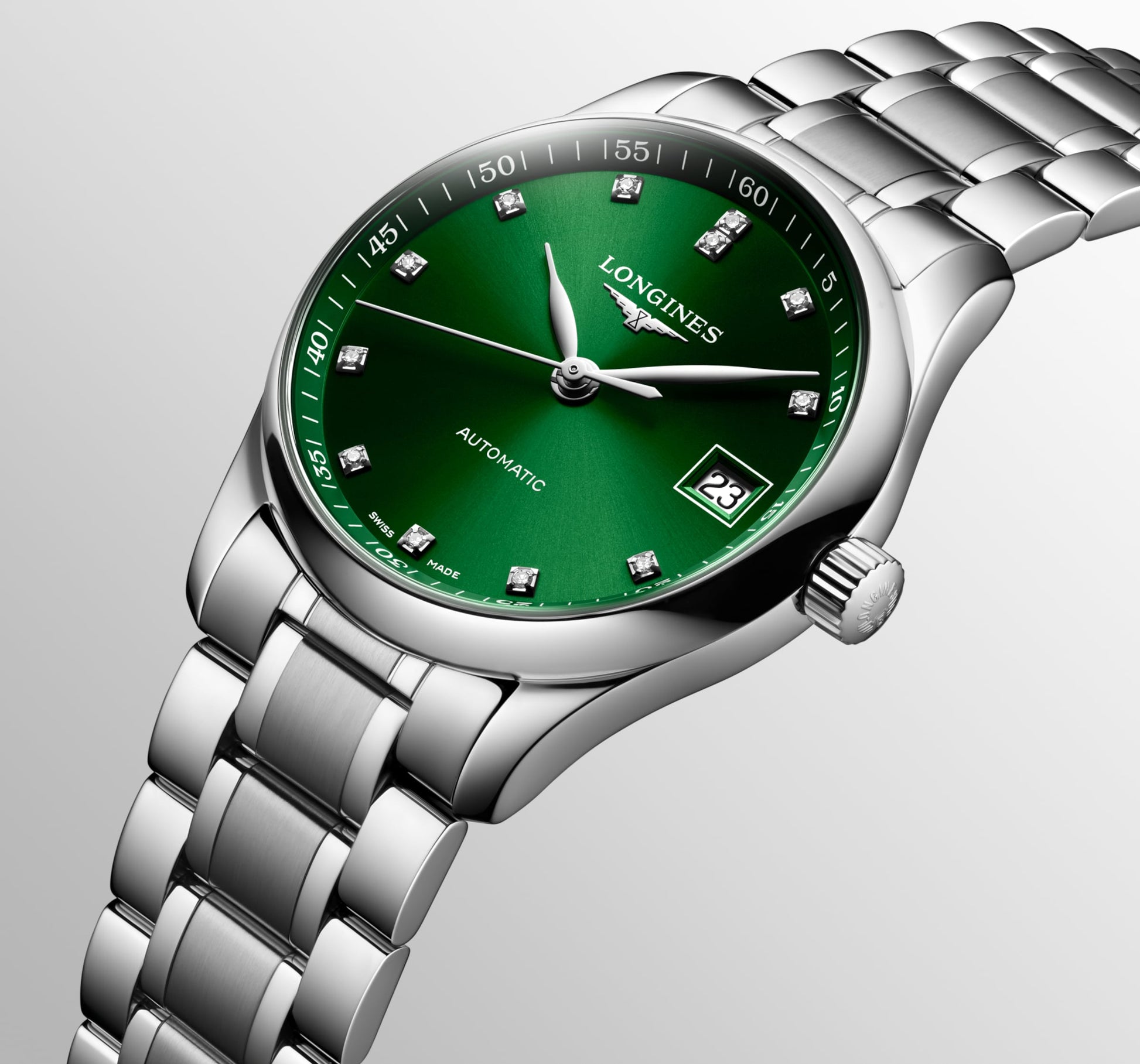 Longines Master Collection Automatic Watch, Ø 34.00 Mm, Stainless Steel. L2.357.4.99.6