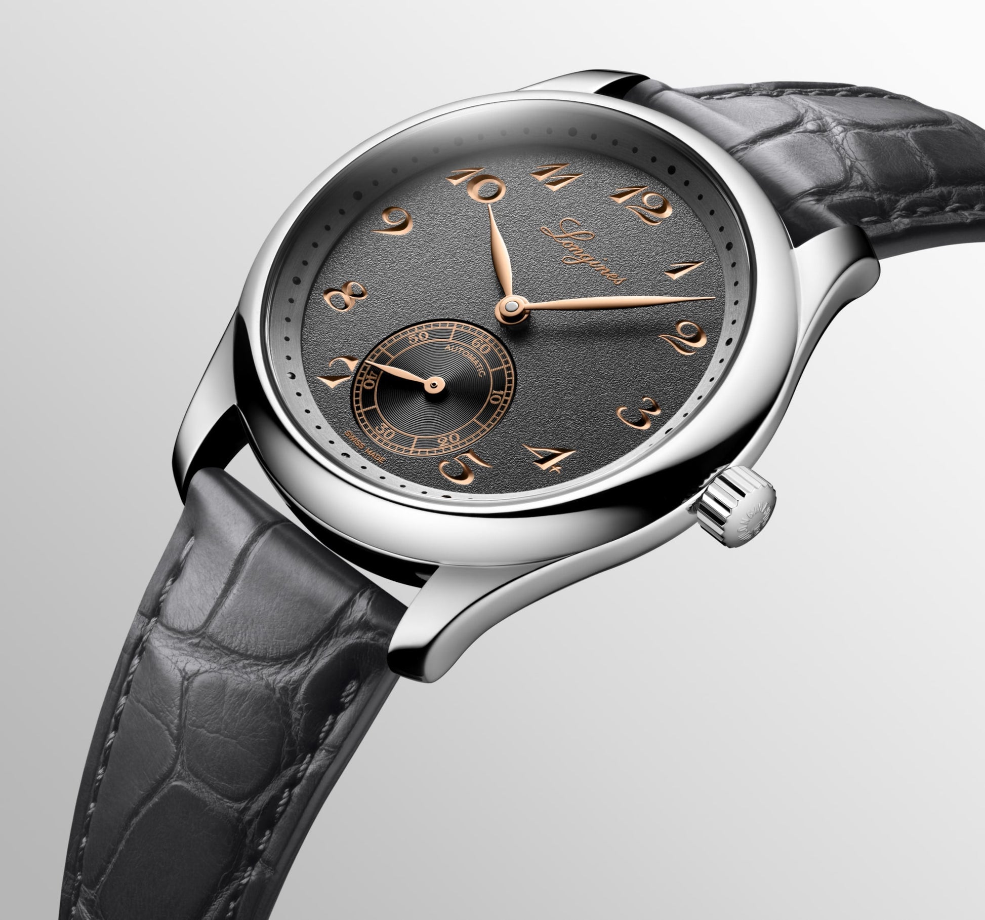 Longines Master Collection Automatic Watch, Ø 38.50 Mm, Stainless Steel. L2.843.4.63.2