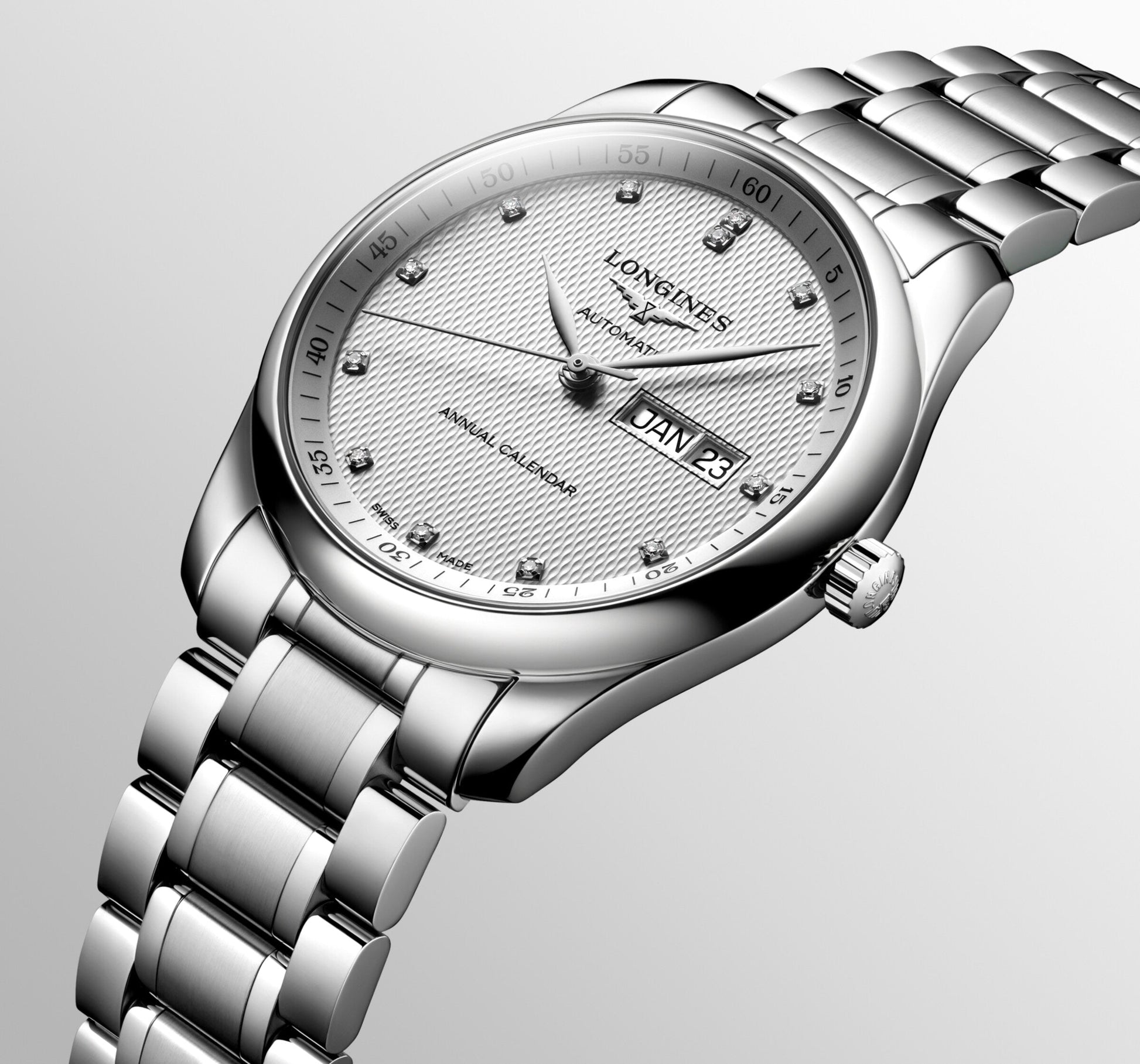 Longines Master Collection Automatic Watch, Ø 40.00 Mm, Stainless Steel. L2.910.4.77.6