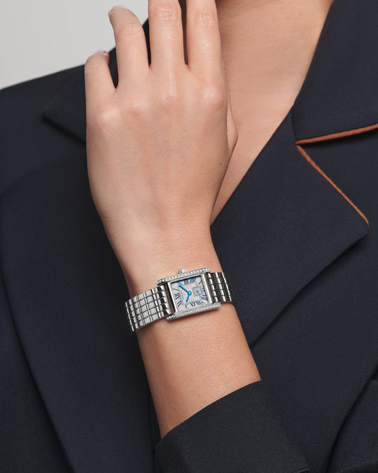 Longines Mini Dolcevita Quartz Watch, 21.50 X 29.00 Mm, Stainless Steel. L5.200.0.71.6