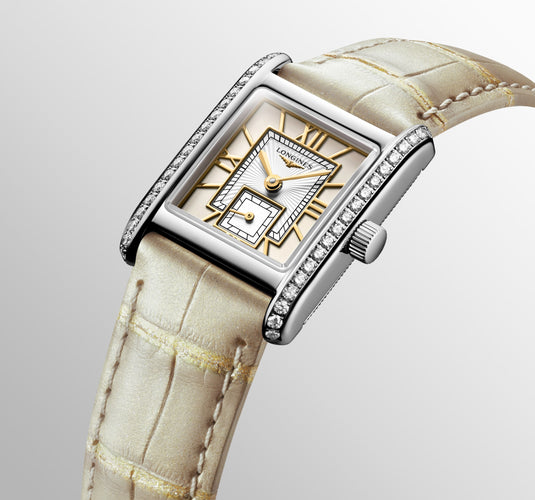 Longines Mini Dolcevita Quartz Watch, 21.50 X 29.00 Mm, Stainless Steel. L5.200.0.79.2