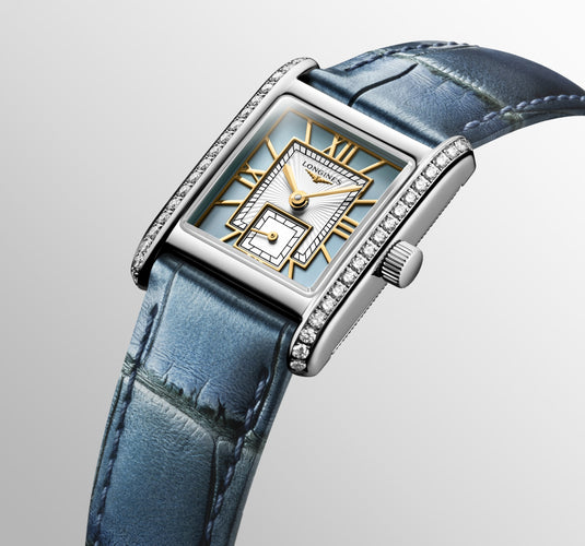 Longines Mini Dolcevita Quartz Watch, 21.50 X 29.00 Mm, Stainless Steel. L5.200.0.95.2