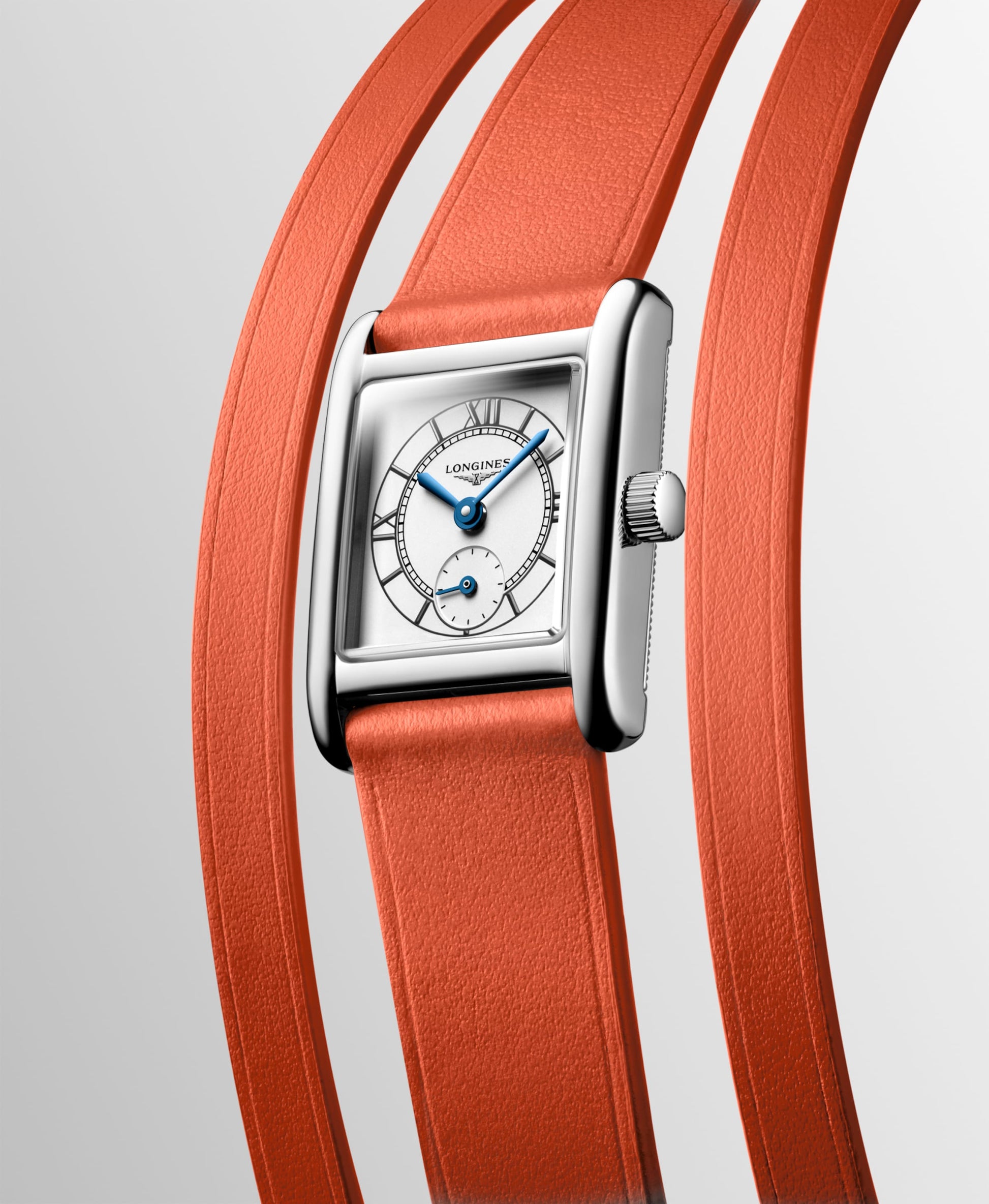 Longines Mini Dolcevita Quartz Watch, 21.50 X 29.00 Mm, Stainless Steel. L5.200.4.75.8