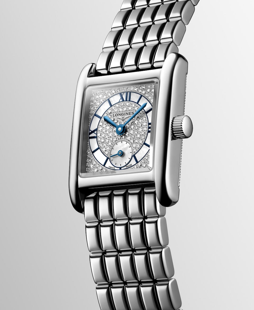 Longines Mini Dolcevita Quartz Watch, 21.50 X 29.00 Mm, Stainless Steel L5.200.4.87.6