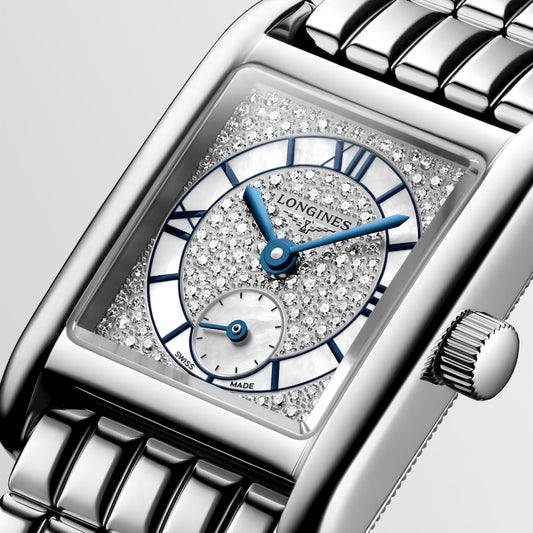 Longines Mini Dolcevita Quartz Watch, 21.50 X 29.00 Mm, Stainless Steel L5.200.4.87.6