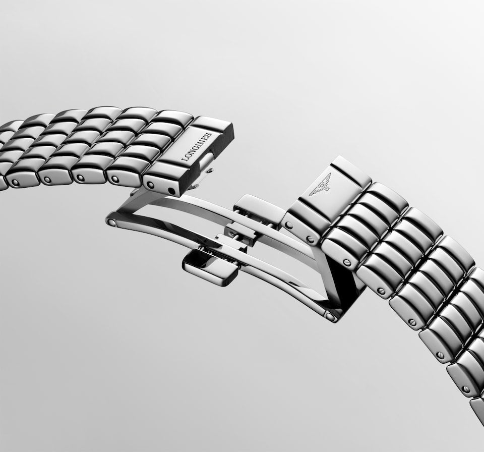 Longines Mini Dolcevita Quartz Watch, 21.50 X 29.00 Mm, Stainless Steel L5.200.4.87.6