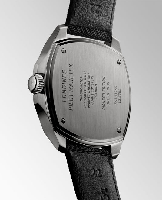 Longines Pilot Majetek Pioneer Edition Automatic Watch, Ø 43.00 Mm, Titanium. L2.838.1.53.2