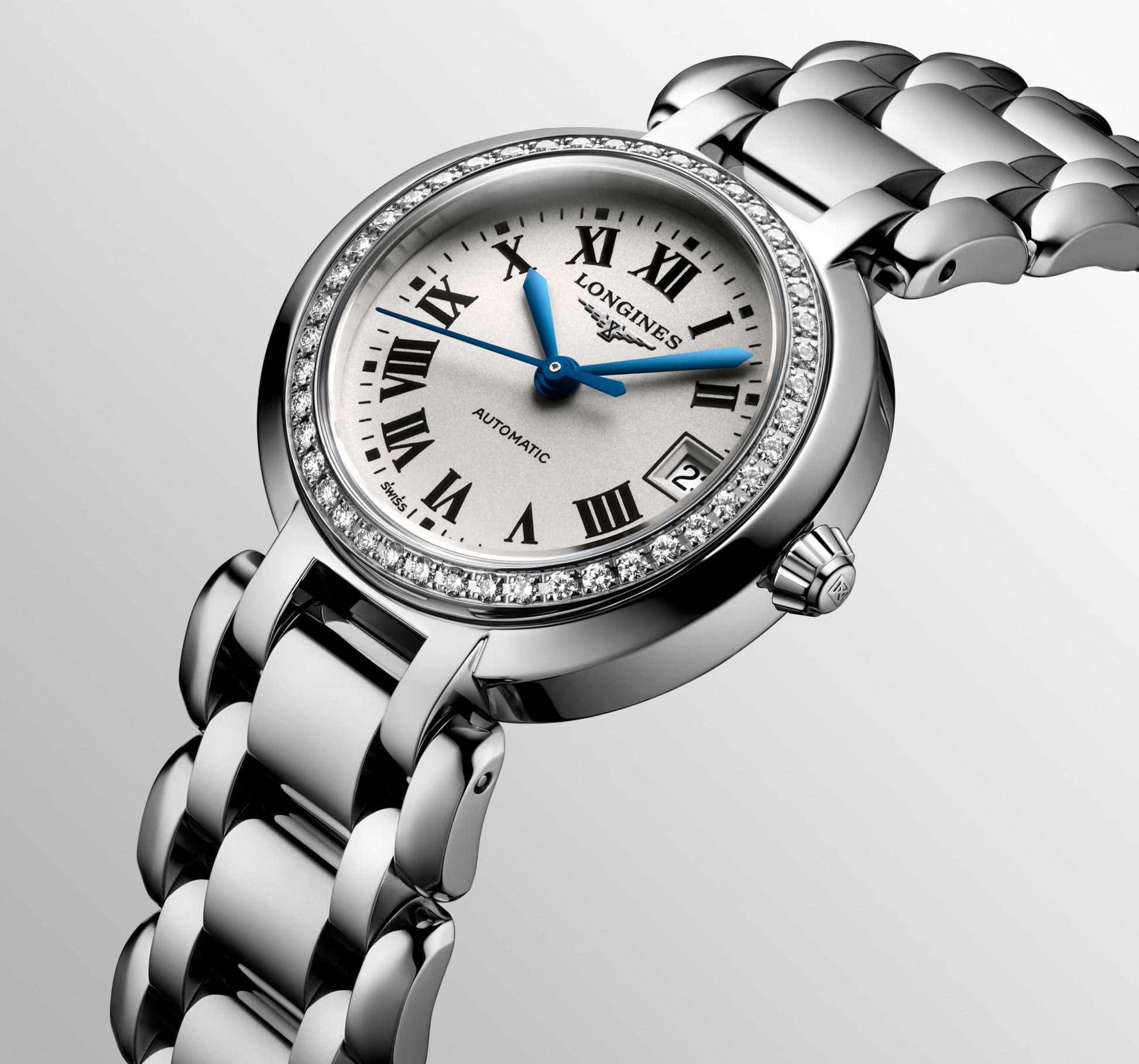 Longines Primaluna Automatic Watch, Ø 26.50 Mm, Stainless Steel. L8.111.0.71.6