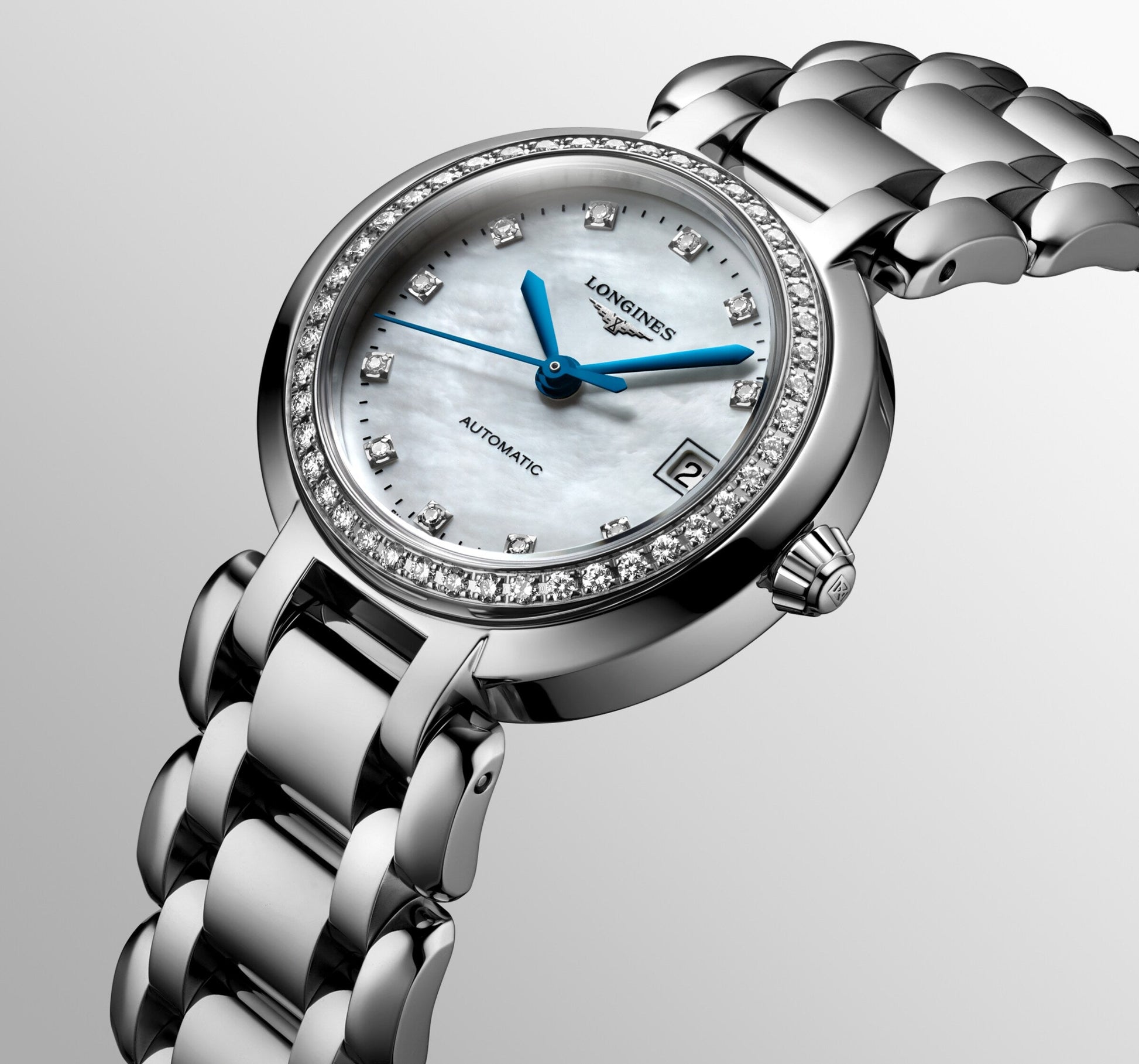 Longines Primaluna Automatic Watch, Ø 26.50 Mm, Stainless Steel. L8.111.0.87.6