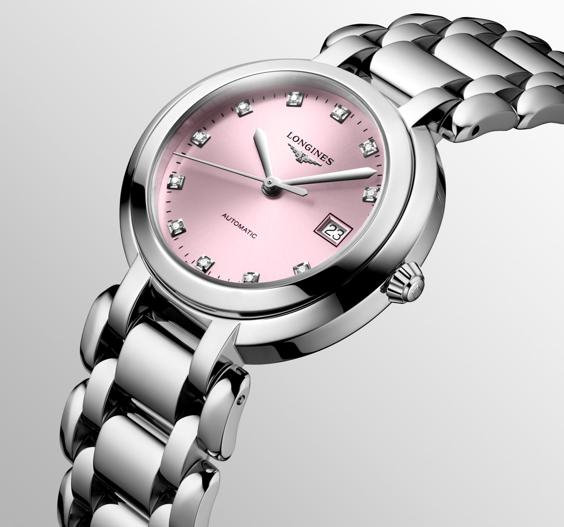 Longines Primaluna Automatic Watch, Ø 30.00 Mm, Stainless Steel. L8.113.4.99.6