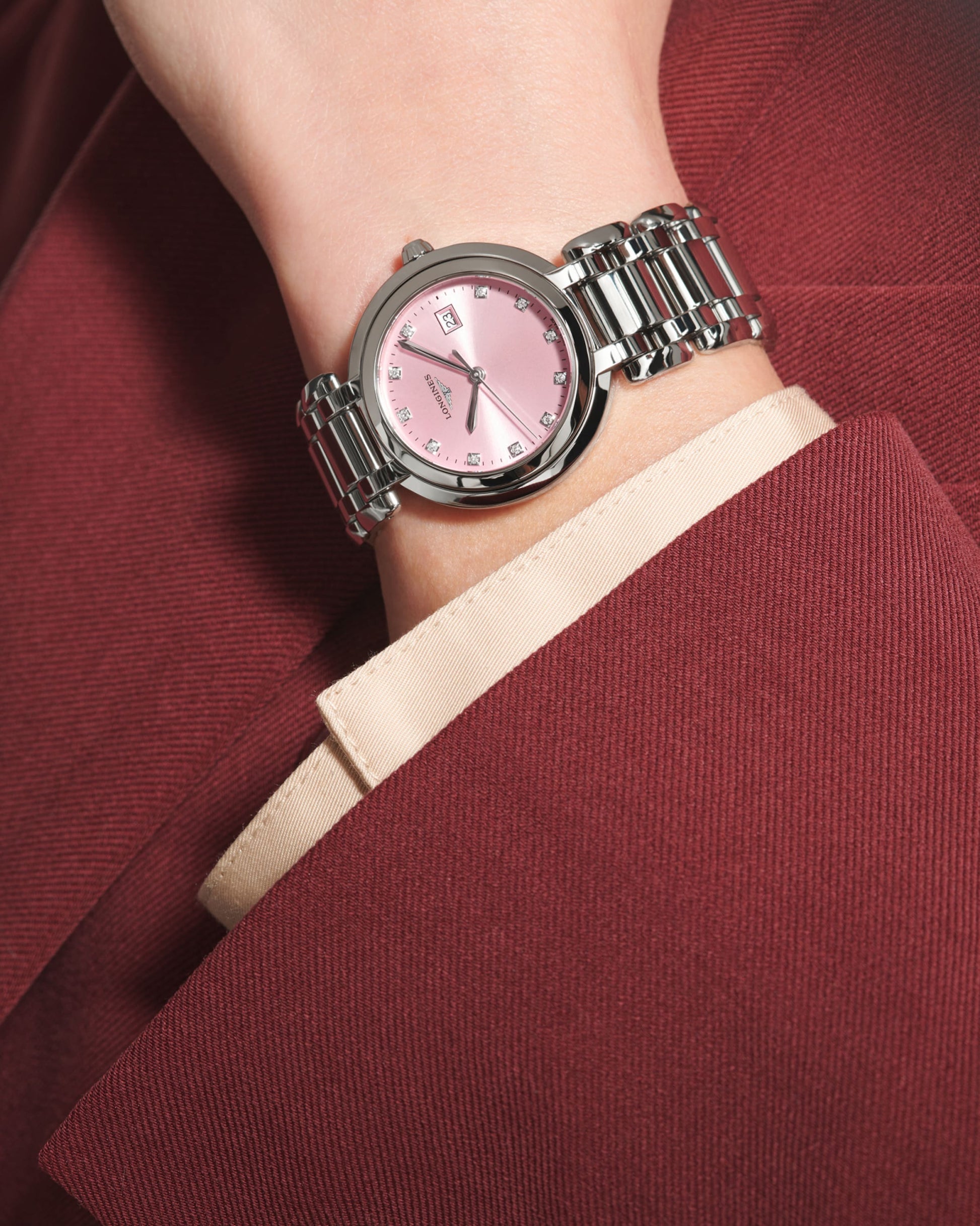 Longines Primaluna Quartz Watch, Ø 30.00 Mm, Stainless Steel. L8.122.4.99.6