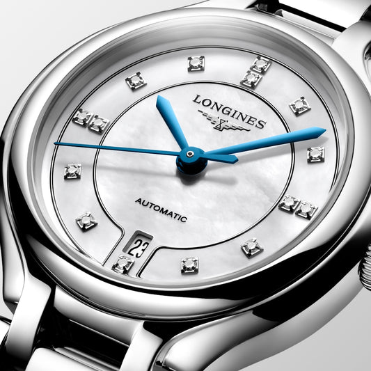 Longines Primaluna Automatic Watch, Ø 30.00 Mm, Stainless Steel L8.123.4.87.6