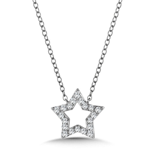 DIAMOND STAR NECKLACE PDD2746-W