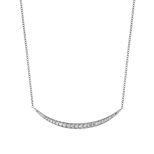 CRESCENT DIAMOND PENDANT PDD2878-W