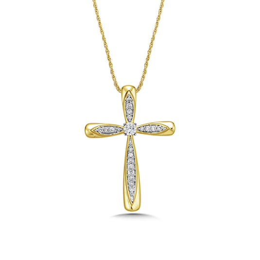 DIAMOND CROSS NECKLACE PXD360-Y