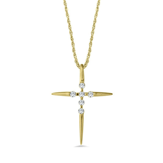 DIAMOND CROSS NECKLACE PXD510