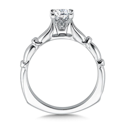 SOLITAIRE DIAMOND ENGAGEMENT RING R9431W-.625