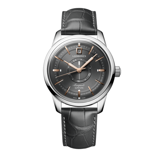 Longines Conquest Heritage Central Power Reserve Automatic Watch, Ø 38.00 Mm, Stainless Steel. L1.648.4.62.2