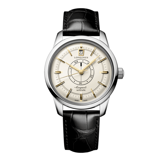 Longines Conquest Heritage Central Power Reserve Automatic Watch, Ø 38.00 Mm, Stainless Steel. L1.648.4.78.2
