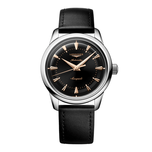Longines Conquest Heritage Automatic Watch, Ø 38.00 Mm, Stainless Steel. L1.649.4.52.2